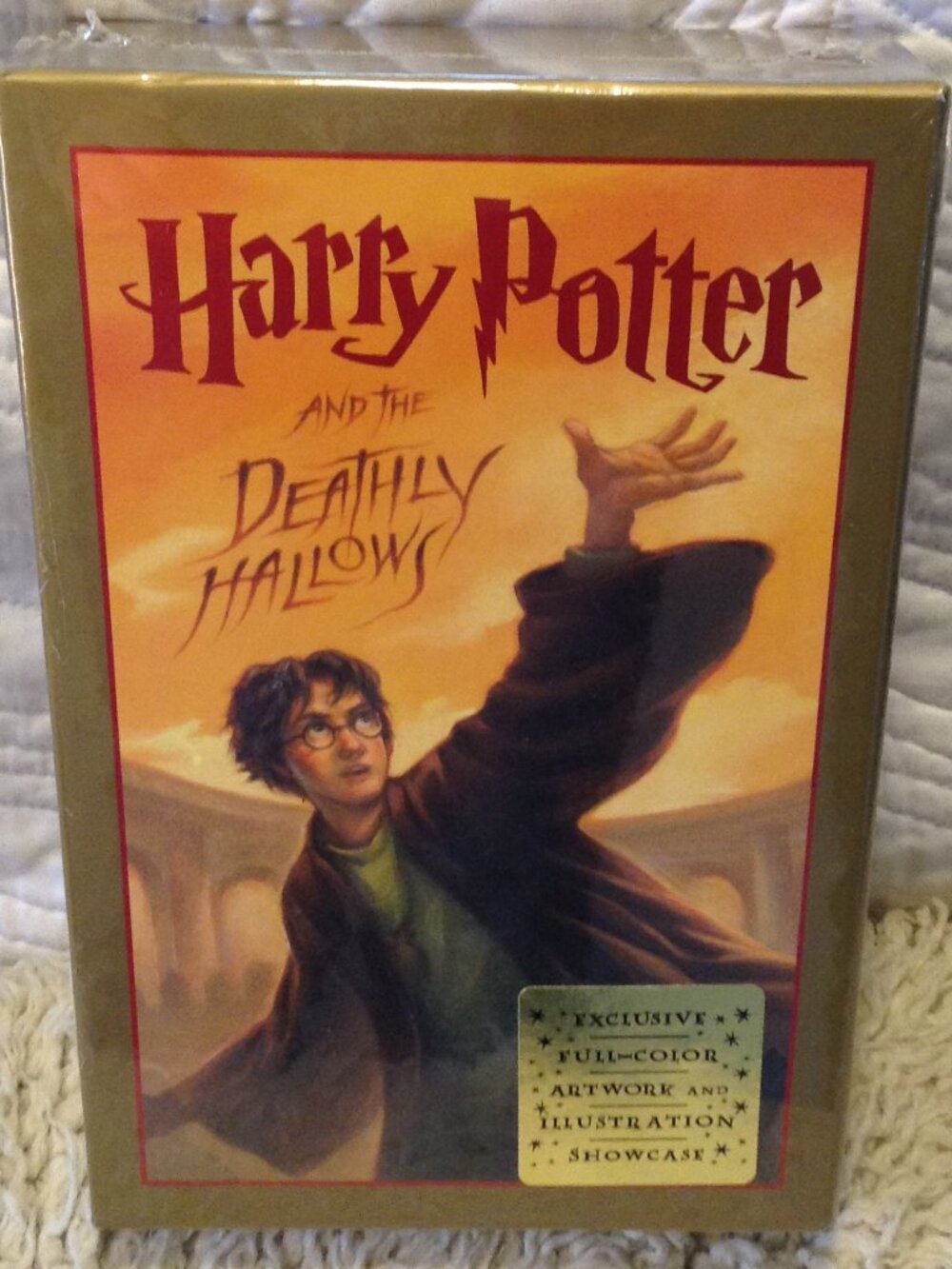 NOS 2007 Deluxe Harry Potter Signed "The Deathly Hallows" Hardcover Year 7 Book